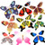 RINHOO 2-100Pcs Magic Fairy Flying in The Book/Card Butterfly Rubber Band Powered Wind Up Butterfly Toy Great Surprise Wedding Birthday Gift (12pcs)