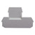 ASI ASIDMBKKB2.5 End Cover for ASIMBKKB2.5 DIN Rail Mounted Double Level Feed Through Terminal Block (Pack of 25)