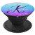 Mandala Letter K PopSocket Blue and Purple Monogram Initial - PopSockets Grip and Stand for Phones and Tablets