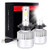 ECCPP H7 LED Headlight Bulb Hi/Lo Beam White Headlamp Conversion Kit - 80W 6000K 9600Lm - 1 Year Warranty(Pack of 2)