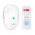 Wireless Doorbell, Waterproof Doorbell Chime with 57 Pleasant Melodies, 4 Volume Levels and LED Indicator, Operating at 400ft (1 Receiver & 1 Push Button)