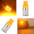 CENTAURUS T20 7440 W21W WY21W 3030 35SMD LED Turn Signal Light Bulbs, High Power Amber No Resistor No Hyper Flash Replacement For Car Front or Rear Turn Signal Lights (set of 2)