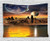 Ambesonne Outer Space Tapestry Earth Fantasy Decor, Alien Planet with Earth Moon and Mountain Sci Fi Galactic Future Cosmos Art, Bedroom Living Room Dorm Art Wall Hanging, 60 X 40 Inches, Multi