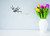 Design with Vinyl Moti 2133 1 Decal - Peel & Stick Wall Sticker : Butterfly Color: Black Size 10"ES x 20"ES