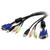 StarTech.com 4- Inch-1 USB VGA KVM Cable with Audio and Microphone (USBVGA4N1A10)
