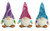 Aurora Gnomlins Spring Fling Set of 3 Sparkle Gnomes