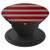 Brown and Gray Stripes Gray Brown Striped Pattern PopSockets Grip and Stand for Phones and Tablets