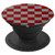 Brown and Gray Checkered Pattern Checkerboard Gray Brown PopSockets Grip and Stand for Phones and Tablets