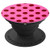 Brown and Pink Polka Dots Pink Brown PopSockets Grip and Stand for Phones and Tablets