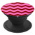 Brown and Pink Zig Zag Pattern Pink Brown Geometric PopSockets Grip and Stand for Phones and Tablets