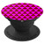 Brown and Magenta Triangles Magenta Brown Geometric Pattern PopSockets Grip and Stand for Phones and Tablets