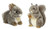 Aurora Miyoni Grey 7" Baby Bunny and 10" Squirrel Bundle