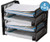 1InTheOffice Desk Tray, Side Load Letter Tray"4 Pack"