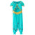 Tsyllyp Girls One Piece Princess Jasmine Dress Up Aladdin Halloween Costumes Party Bodysuit Light Blue