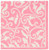 Amscan Ornamental Scroll Beverage Napkins | Pink | 5" x 5" | 192 Ct.