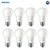 Philips LED 462168 Non-Dimmable A19 Frosted Light Bulb: 800-Lumen, 5000-Kelvin, (60-Watt Equivalent), E26 Base, Daylight, 8-Pack