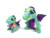 Bundle of 2 Items Includes Ty Cinder the Dragon in Both Regular and Medium Sizes