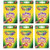 Crayola 16ct Multi-Colored Glitter Crayons, 6 Pack