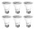 Hyperikon PAR20 LED Bulb Dimmable 8W (50W Equivalent), 4000K Daylight, Spot Light Bulb, E26, 6 Pack