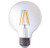 TriGlow T98837 LED 4.5 Watt (40W Equivalent) Clear Glass G25 Globe Bulb, DIMMABLE 2700K (Warm White Color), 470 Lumens, E26 Base Light Bulb