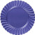 Amscan Premium Purple Plastic Scallop Plates | Party Tableware | 6 Pk.