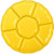Amscan Yellow Sunshine Compartment Chip & Dip Tray | 16" | 9 Ct.