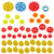 LITKO Token Upgrade Set Compatible with Forged Key Card Game, Multi-Color (50)
