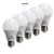 OMTO E26/E27 A19 LED Frosted Light Bulb 9W (60W Equivalent) Warm White (3000K) 85-265V (Warm White, 5pcs)