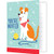 Creative Converting 336665case Dog Party Invitations 4" x 5" Blue