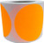 Fluorescent Orange Color Coding Labels for Organizing Inventory 4 Inch Round Circle Dots 500 Total Adhesive Stickers On A Roll