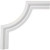 Ekena Millwork PML10X10SW-CASE-4 10 inch W x 10 inch H x 1/2 inch P Swindon Panel Moulding Corner (4-Pack),