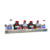 Pit Posse 6 Mount Oil Rack Shelf Organizer- Silver