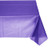 Amsan New Purple Rectangular Plastic Table Cover | Party Tableware | 12 Ct.