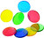 Learning Advantage 7249 Four Color Transparent Counters, Grade: Kindergarten, 1" (Pack of 1000)
