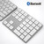 ikos Bluetooth Numeric Keypad, Portable Wireless Bluetooth 34-Key External Number pad with Multiple Shortcuts for Computer Laptop Windows Surface Compatible with Apple iMac Mackbook iPad (White)