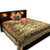 Cream Tree of Life Indian Bedspread, Queen Size