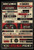 Pyramid America Fight Club Rules Typography Black Wood Framed Poster 14x20 inch