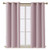Deconovo Grommet Curtain Blackout Curtain Panels Thermal Insulated Curtains for Bedroom Width 42 Inch by Length 63 Inch Lavender 4 Panels