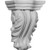 Ekena Millwork COR04X02X05BL-CASE-6 4 1/4 inch W x 2 5/8 inch D x 5 3/4 inch H Blackthorne Corbel (6-Pack),