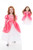 Little Adventures Mermaid Ball Gown Princess Dress Up Costume & Matching Doll Dress (Medium (Age 3-5))