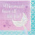 Creative Converting 336717case Iridescent Mermaid Party Napkins, 6.5", Purple
