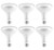 Hyperikon BR40 LED Flood Light Bulb, 100 Watt Equivalent (15W), 2700K Warm White, Dimmable, Medium Base, 6 Pack