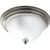 Progress Lighting P3817-09 2-Light Close-To-Ceiling with Etched Ribbed Glass, Brushed Nickel