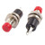 1A 250V AC 2 Pin SPST Off-(On) Round Momentary Push Button Switch 10 PCS