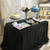 BalsaCircle TRLYC Sequin Rectangular Black Sequin Tablecloth 60-Inch by 102-Inch