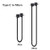 STARTRC OSMO Pocket Data Cable, Universal 39 inch and 11.8inch Type-C to Android Micro USB Cable Extension Cord for DJI OSMO Pocket Accessories