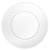 Party Essentials 40 Count Hard Plastic 10" Dinner Plates with Swirled Rims, Clear