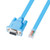 DTECH 6ft DB9 to RJ45 Console Management Cable for Cisco (1.8 Meter, Blue)