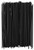 Crystalware Plastic Sip Stirrers 1000/box, Black 7-1/2 Inch - 2 Pack