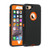 Co-Goldguard Case for iPhone 7 Heavy Duty iPhone 8 Case Armor 3 in 1 Built-in Screen Protector Rugged Cover Dust-Proof Shockproof Drop-Proof Scratch-Resistant Shell for iPhone 7/8 4.7"(Black Orange)